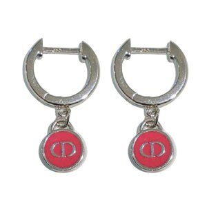 Christian Dior Repurposed CD Drop Earrings